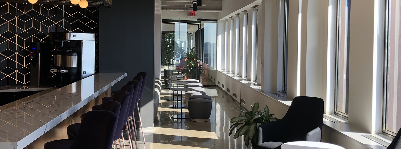 interior bar with seating