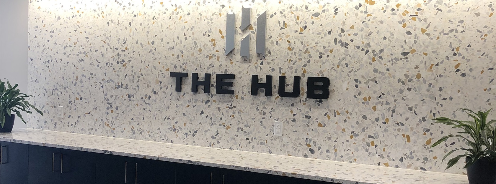 the hub wall art